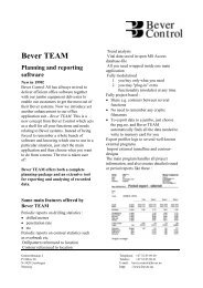 Bever TEAM - Bever Control AS