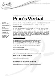 Procès Verbal - Sarzeau