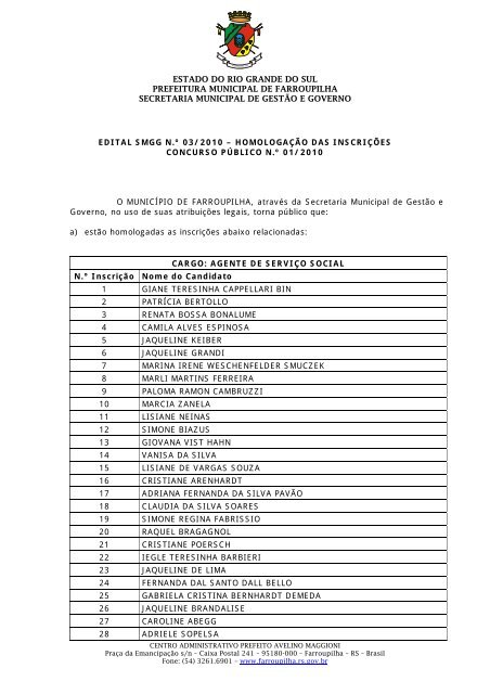 Estudo de Impacto de Vizinhança disponível para consulta - Prefeitura  Municipal de Farroupilha