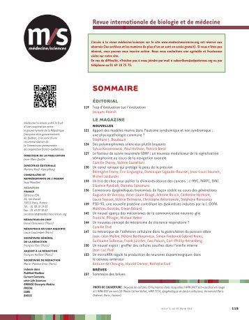 SOMMAIRE - Sites Inserm