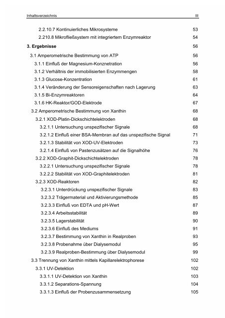 Entwicklung alternativer Methoden zur Nukleotid- Analytik in der ...