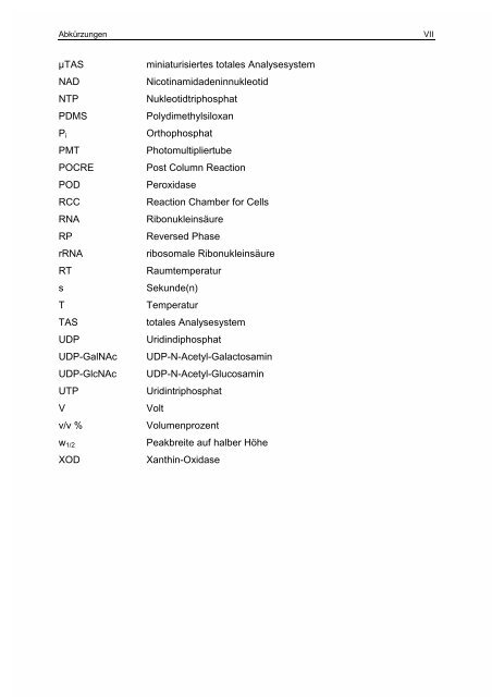 Entwicklung alternativer Methoden zur Nukleotid- Analytik in der ...