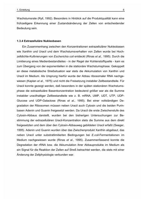 Entwicklung alternativer Methoden zur Nukleotid- Analytik in der ...