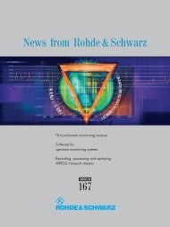 News from Rohde&Schwarz - Rohde & Schwarz