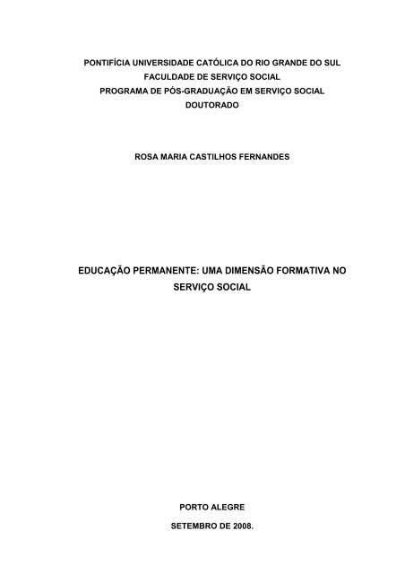 CRESS/RS  Conselho Regional de Serviço Social - 10ª Região