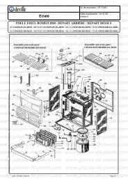 Set de joints porte Hase pour poêle Bari réf H H-1001888 - Ersho  Distribution