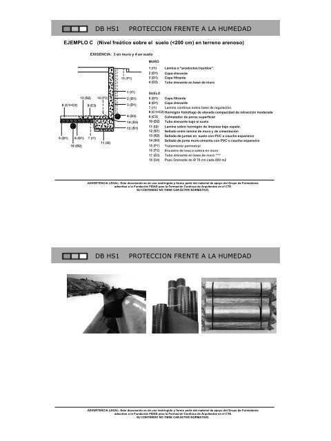 DOCUMENTO BÃSICO DB HS 1 ProtecciÃ³n frente a la humedad