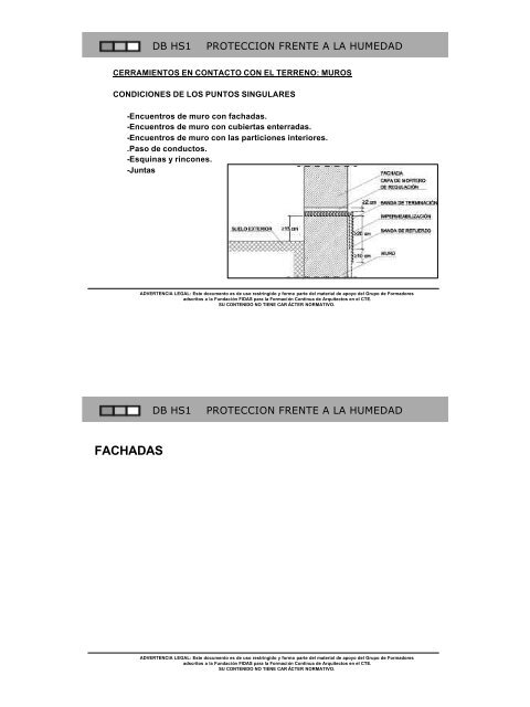 DOCUMENTO BÃSICO DB HS 1 ProtecciÃ³n frente a la humedad