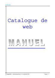 Catalogue de web - vanas