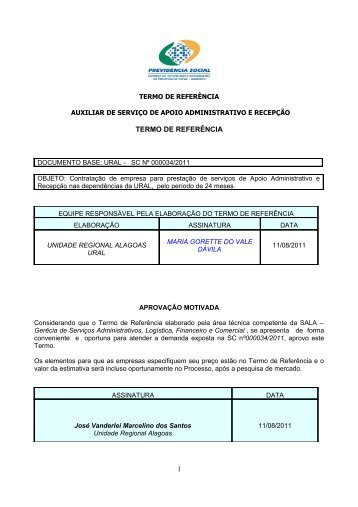 Anexo I â Termo de ReferÃªncia - Dataprev
