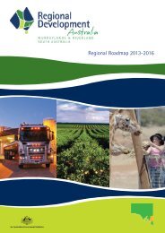 Regional Roadmap 2013-2016 - RDA Murraylands & Riverland Inc