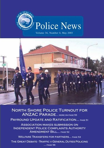 NZPA News May - New Zealand Police Association