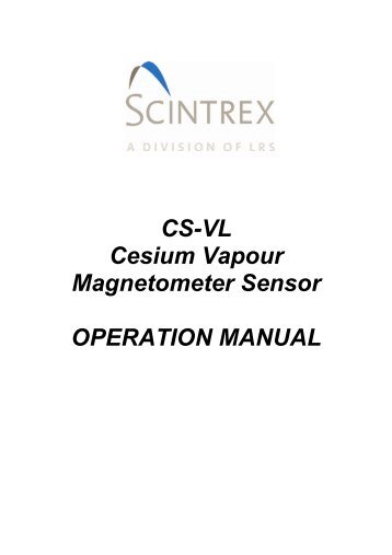 CS-VL Manual 773701 Rev 0.pdf - Scintrex