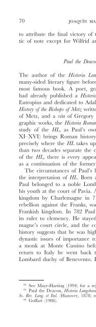 HISTORIOGRAPHY IN THE MIDDLE AGES - Julian Emperor