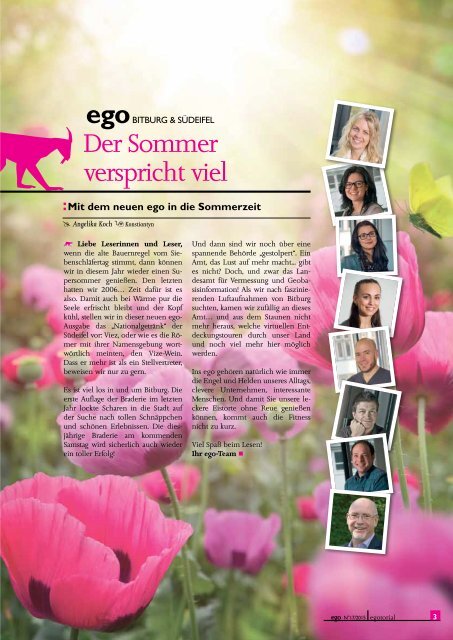 ego Magazin Bitburg & Südeifel - Ausgabe 17
