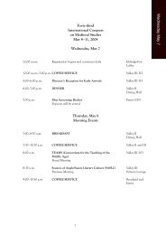 51st International Congress on Medieval Studies