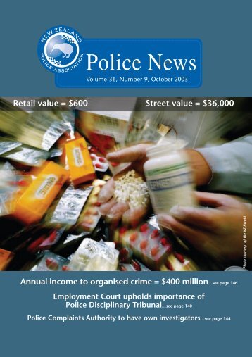 NZPA News October - New Zealand Police Association