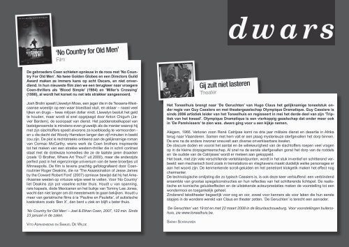 download PDF - dwars - Universiteit Antwerpen