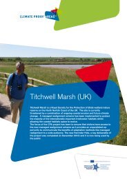 Titchwell Marsh (UK) - Nieuwsbrief Climate Proof Areas