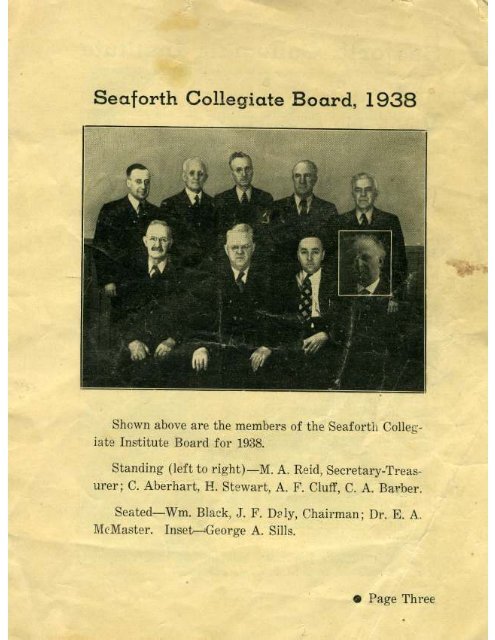 history 1839 - Seaforth Public School