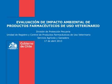 evaluaciÃ³n de impacto ambiental de productos farmacÃ©uticos de ...
