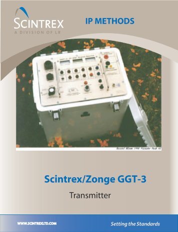 GGT-3/ZMG-3 - Scintrex