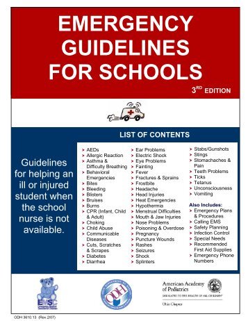 EMERGENCY GUIDELINES FOR SCHOOLS