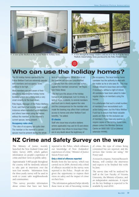 Police News May 09.indd - New Zealand Police Association