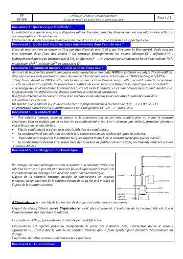 TP salinitecor - S. Tatulli