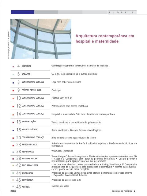 Loja com cobertura metálica - abcem