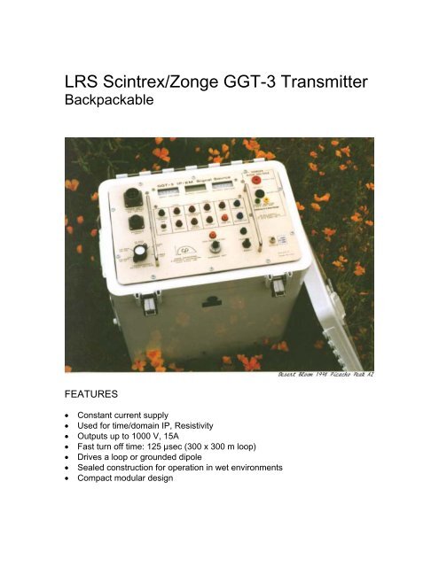 GGT-3 Brochure.pdf - Scintrex