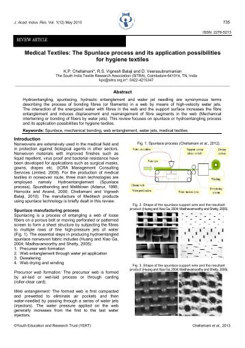 Medical Textiles: The Spunlace process and its application ...