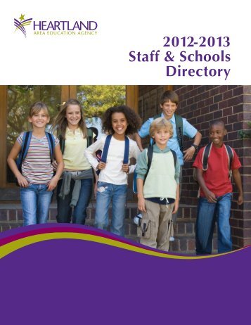 2012-2013 Staff & Schools Directory - Heartland AEA 11