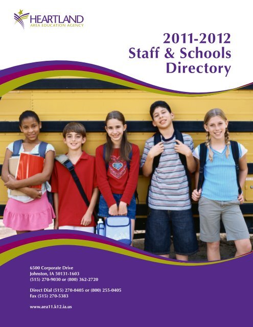 2011-2012 Staff & Schools Directory - Heartland AEA 11