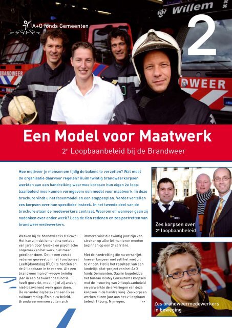 Brochure Een model voor Maatwerk - A+O fonds Gemeenten