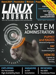 Linux Journal | April 2012 | Issue 216 - ACM Digital Library