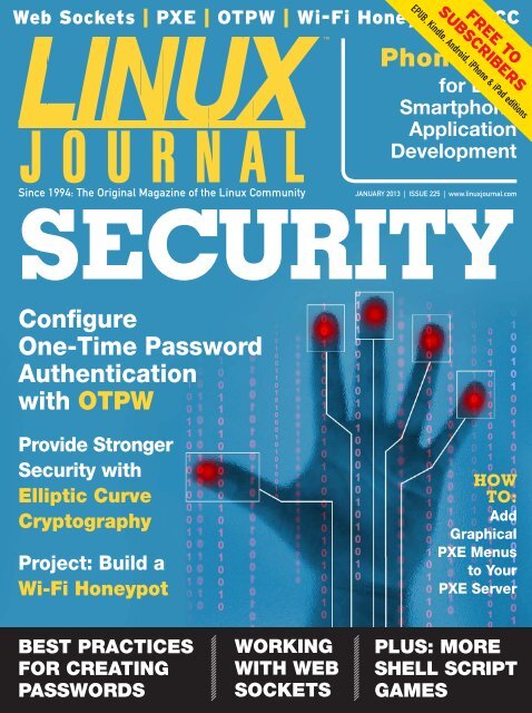 Linux Journal | January 2013 | Issue 225 - ACM Digital Library