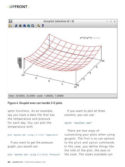 Linux Journal | January 2013 | Issue 225 - ACM Digital Library