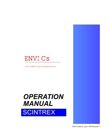 ENVI Cs Manual v2.book - Scintrex
