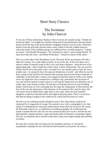 symbolism in the swimmer by john cheever symbolism in the swimmer by john cheever