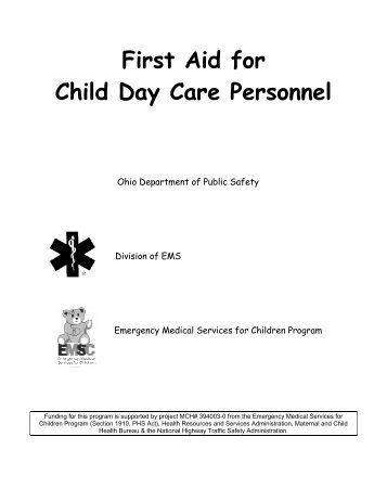 First Aid for Child Day Care Personnel - ODPS | Emergency Medical ...