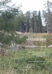 KulturmiljÃ¶utredning ÃdmÃ¥rden - Bergvik Skog informerar om vindkraft