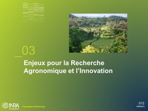 Plantes intelligentes ? Autoroots et communication - TransFAIRE - Inra