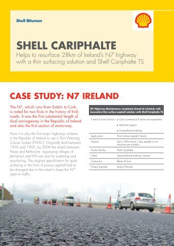 Shell Bitumen - Cariphalte - Ireland N7 Case Study