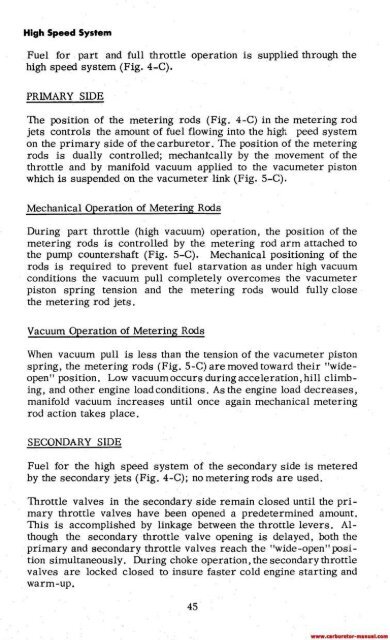 Carter WCFB Service Manual