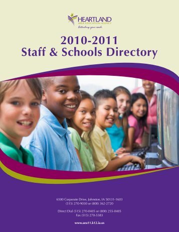 2010-2011 Staff & Schools Directory - Heartland AEA 11