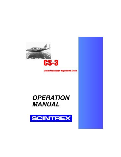 OPERATION MANUAL - Scintrex