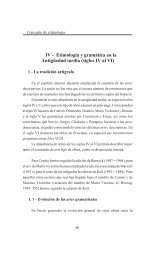 IV - EtimologÃ­a y gramÃ¡tica en la AntigÃ¼edad tardÃ­a ... - InterClassica