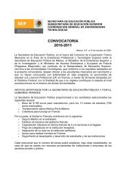 CONVOCATORIA 2010-2011