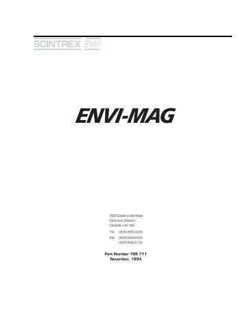 ENVI MAG - Scintrex